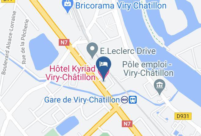 Essonne - Hotel Kyriad Viry Chatillon Maps