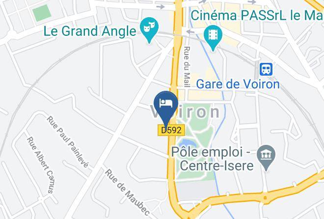 Isere - Hotel Kyriad Voiron Centr'alp Chartreuse Maps