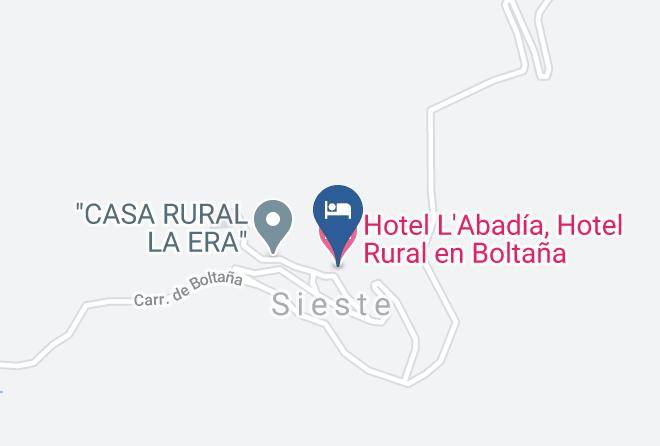Huesca - Hotel L'abadia Hotel Rural En Boltana Maps