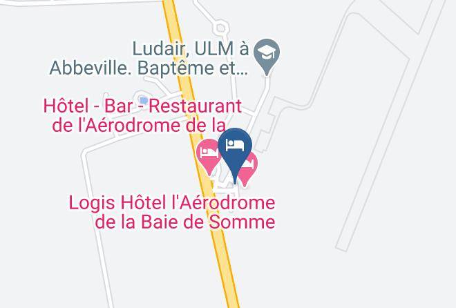 Somme - Logis Hotel L'aerodrome De La Baie De Somme Maps