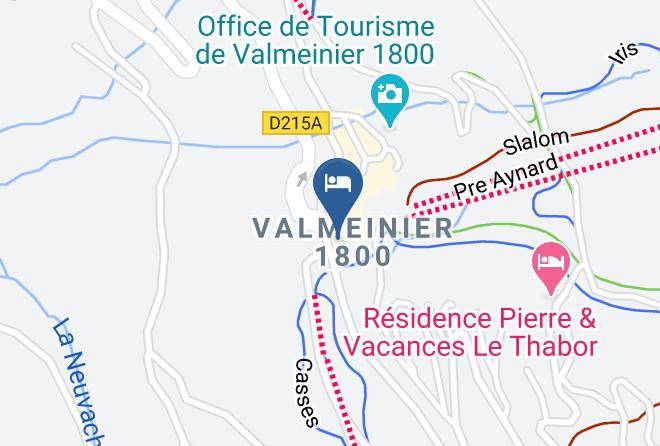 Savoie - Hotel L'aigle Valmeinier 1800 Maps