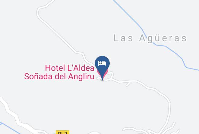 Asturias - Hotel L'aldea Sonada Del Angliru Maps