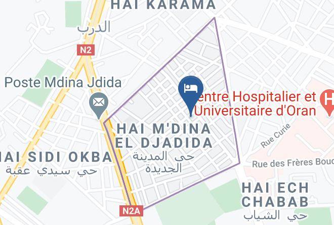 Oran - Hotel L'alhambra Maps