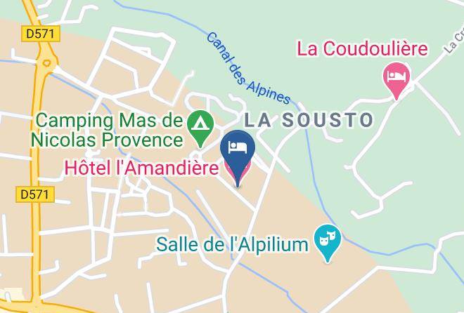 Bouches Du Rhone - Hotel L'amandiere Maps