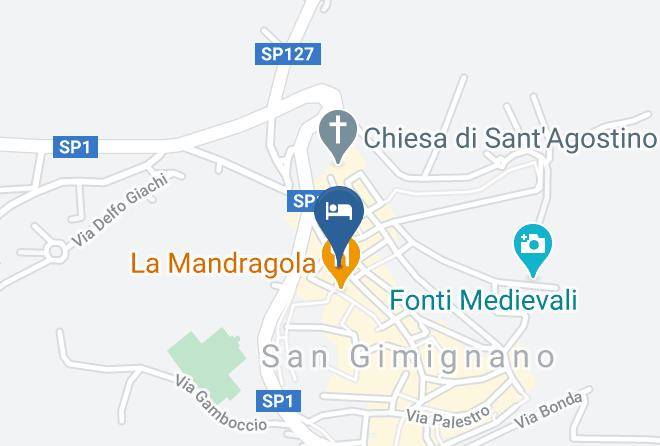 Siena - Hotel L' Antico Pozzo Maps