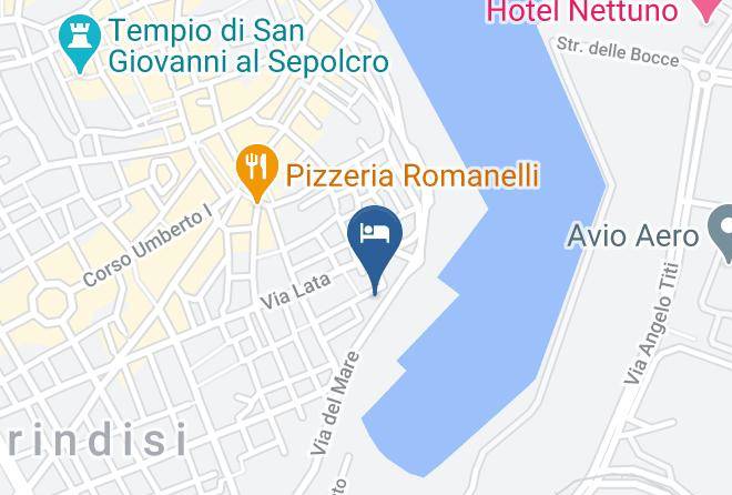 Brindisi - Hotel L'approdo Di Saponaro Alberto Maps