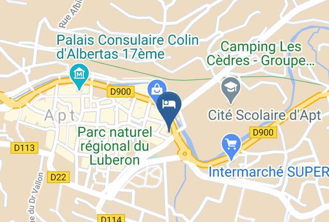 Vaucluse - L'aptois Hotel Apt Luberon Maps