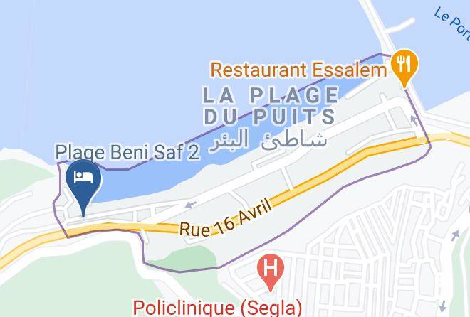 Ain Temouchent - Hotel L'aquarium Maps
