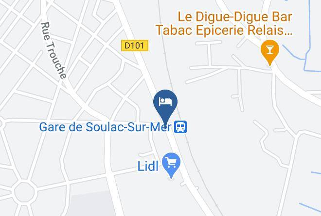 Hotel L'arbousier Map