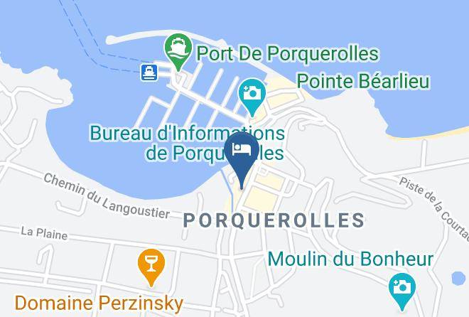 Var - Hotel L'arche De Porquerolles Maps