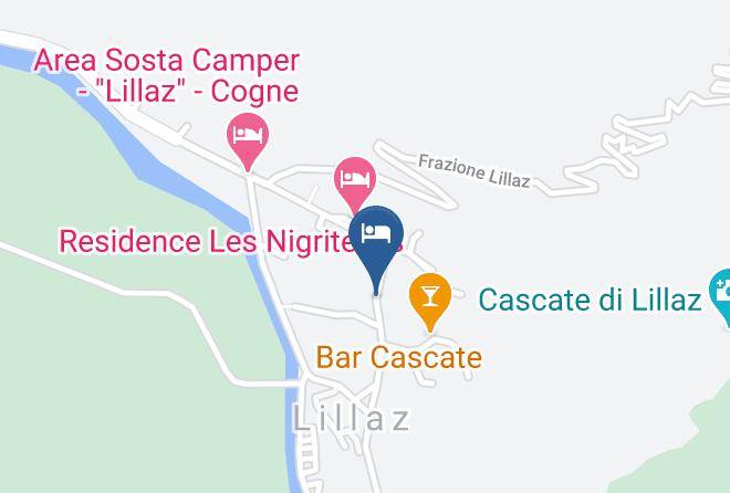 Aosta - Hotel L'arolla Maps