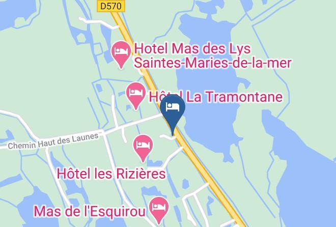 Bouches Du Rhone - Hotel L'auberge Camarguaise Maps
