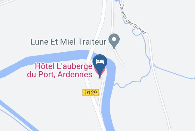 Ardennes - Hotel L'auberge Du Port Ardennes Maps