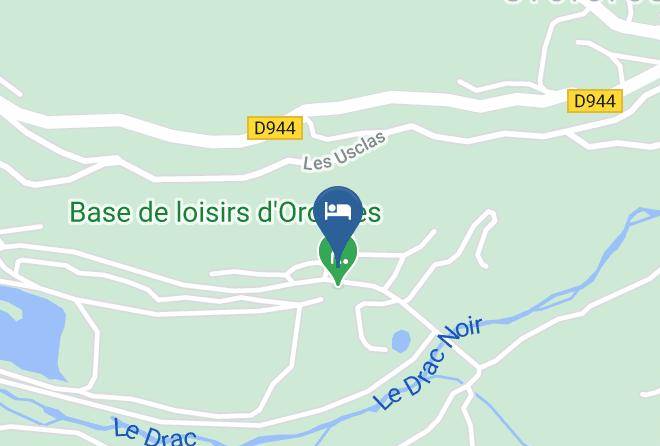 Hautes Alpes - Hotel L'auberge La Graviere Base De Loisirs Orcieres Maps
