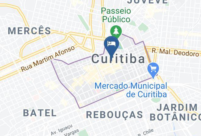 Curitiba - Hotel L'avenue Maps