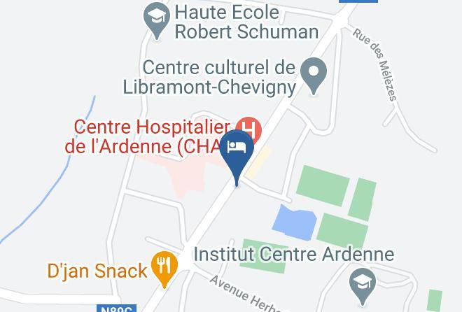 Hotel L'avenue Sprl Map