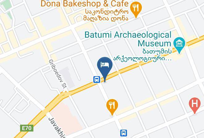 Batumi - Hotel L Bakuri Maps