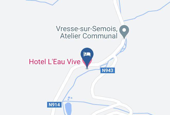Namur - Hotel L'eau Vive Maps