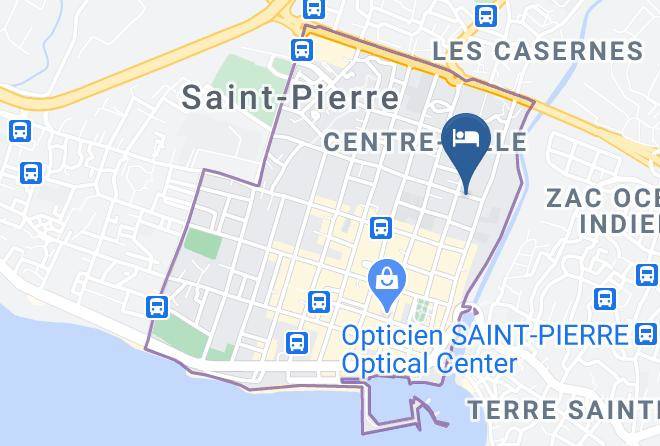 Saint Pierre - Hotel L'endormi Maps
