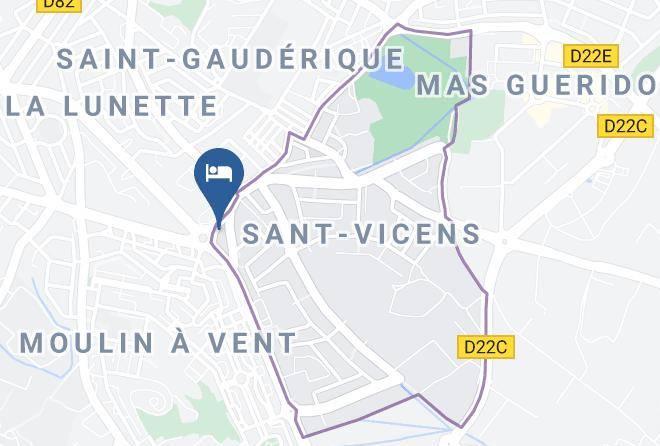 Pyrenees Orientales - Hotel L'eolienne Maps