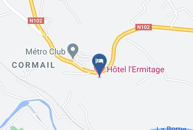 Haute Loire - Hotel L'ermitage Maps