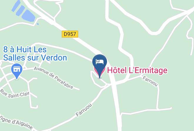 Var - Hotel L'ermitage Maps