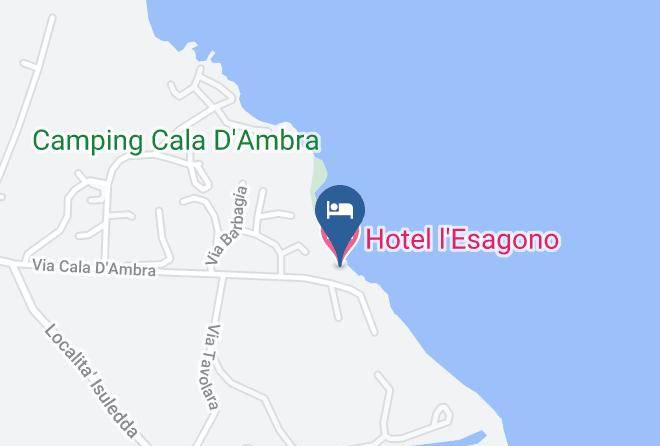 Sassari - Hotel L'esagono Maps