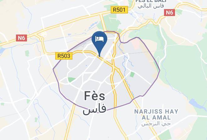 Fez - Hotel L'escale Maps