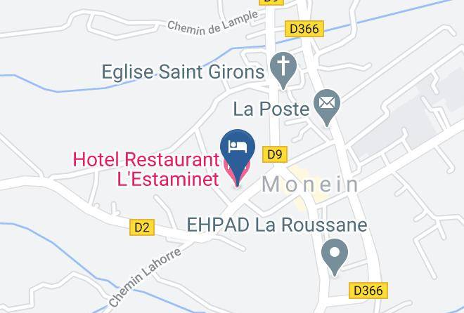 Pyrenees Atlantiques - Hotel L'estaminet Maps