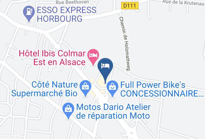 Haut Rhin - Restaurant L'europe Colmar Maps