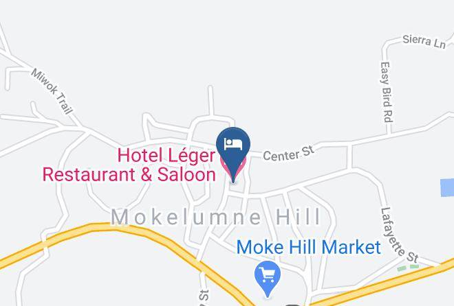 Calaveras - Hotel Leger Restaurant & Saloon Maps