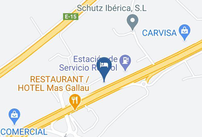 Tarragona - Hotelet El Retiro Maps