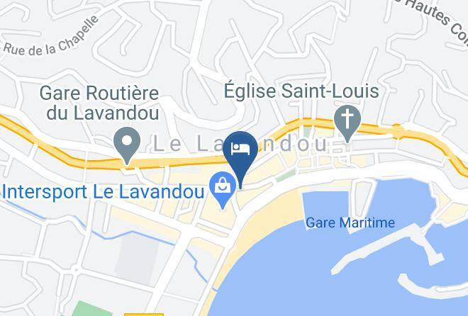 Var - Hotel L'ilot Fleuri Maps