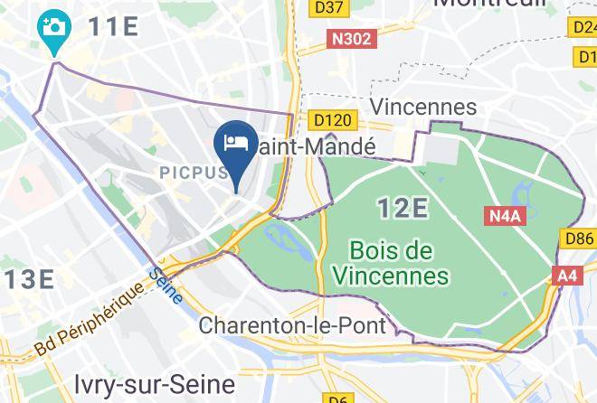 Paris - Hotel L'interlude Maps
