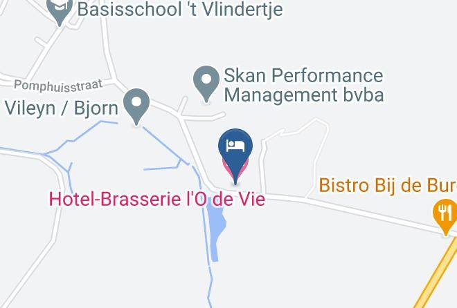 Hotel Brasserie L'o De Vie Map