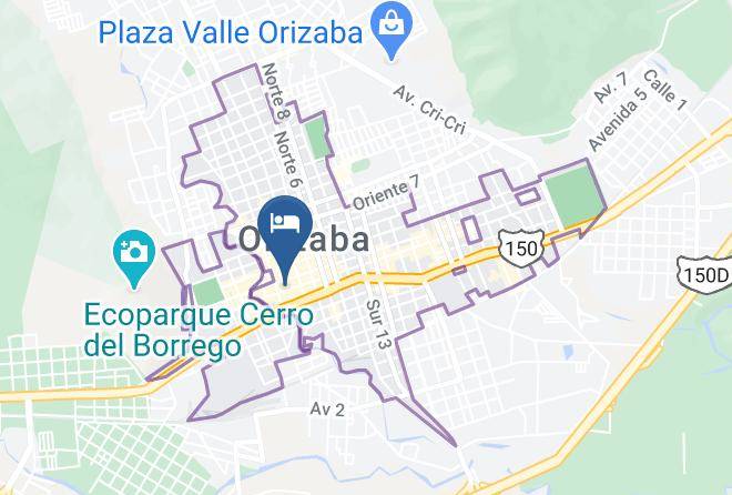 Orizaba - Hotel L'orbe Maps