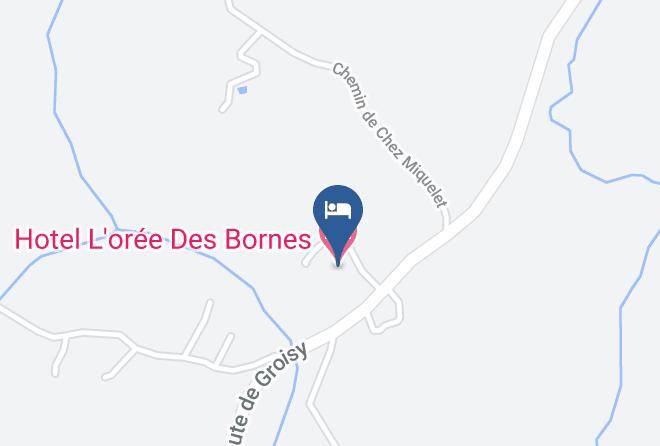 Haute Savoie - Hotel L'oree Des Bornes Maps