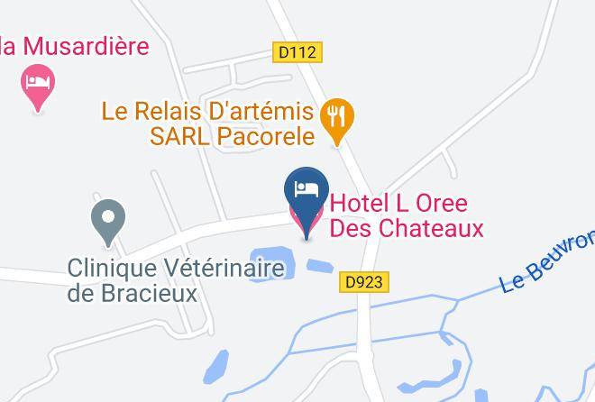 Loir Et Cher - Hotel L Oree Des Chateaux Maps