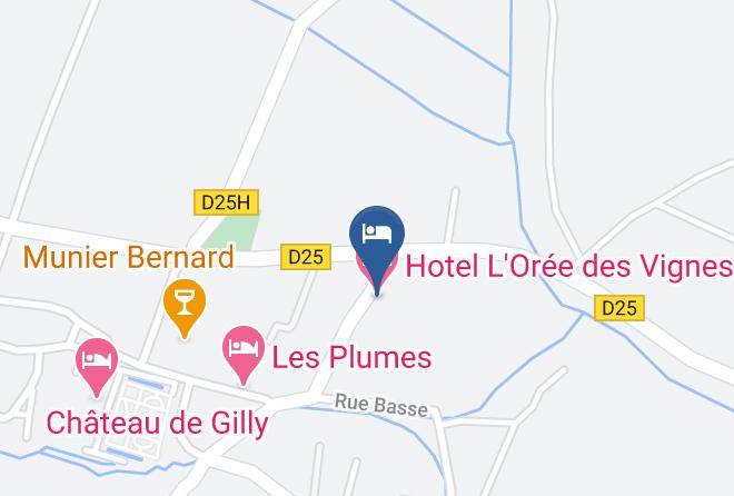 Cote D Or - Hotel L'oree Des Vignes Maps