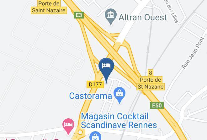 Ille Et Vilaine - Hotel L'ortega Rennes Aeroport Maps