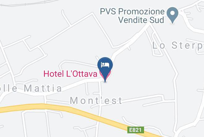 Hotel L'ottava Map
