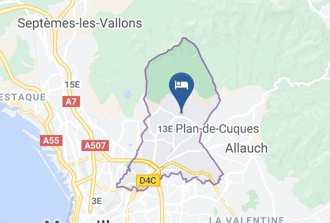 Bouches Du Rhone - Hotel L'oustau Maps