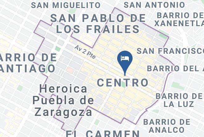 Heroica Puebla De Zaragoza Puebla - Hotel La Alhondiga Maps
