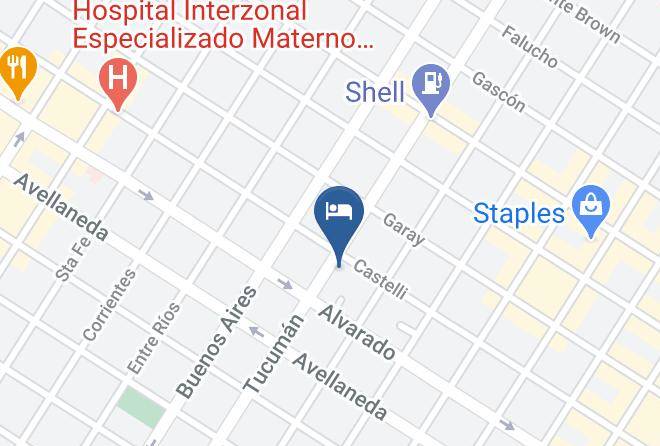 General Pueyrredon Partido - Hotel La Antigua Terminal Maps