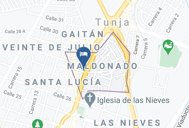 Tunja - Hotel La Antigua Tunja Maps