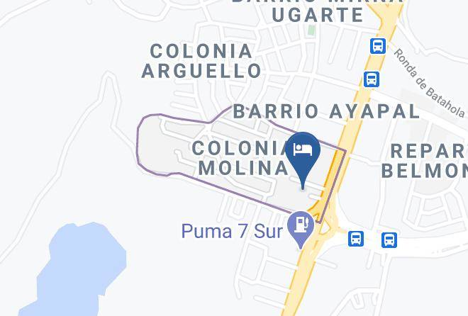 Managua - Hotel La Arboleda Maps