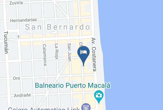 Mar Del Tuyu - Hotel La Argentina Maps