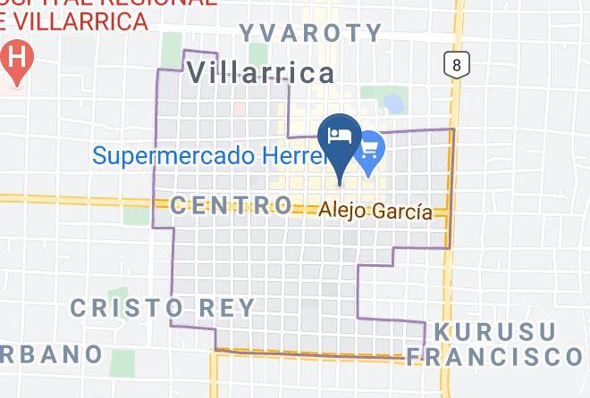 Villarrica - Hotel La Aurora Del Guaira Maps