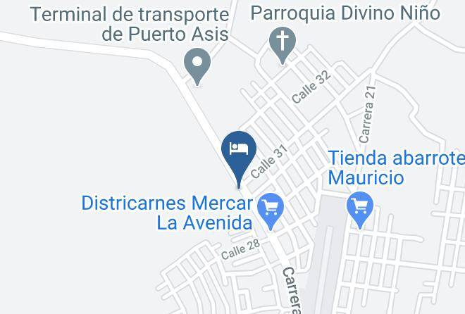 Puerto Asis - Hotel La Avenida Maps