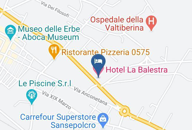 Arezzo - Hotel La Balestra Maps